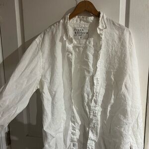 Frank & Eileen White Button-Up Shirt